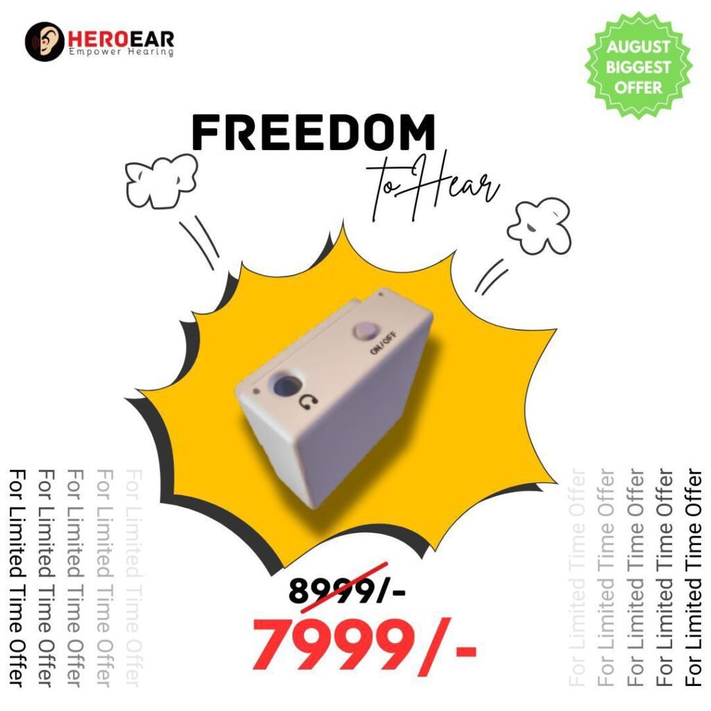 HEROEAR hearing aid device limited time offer